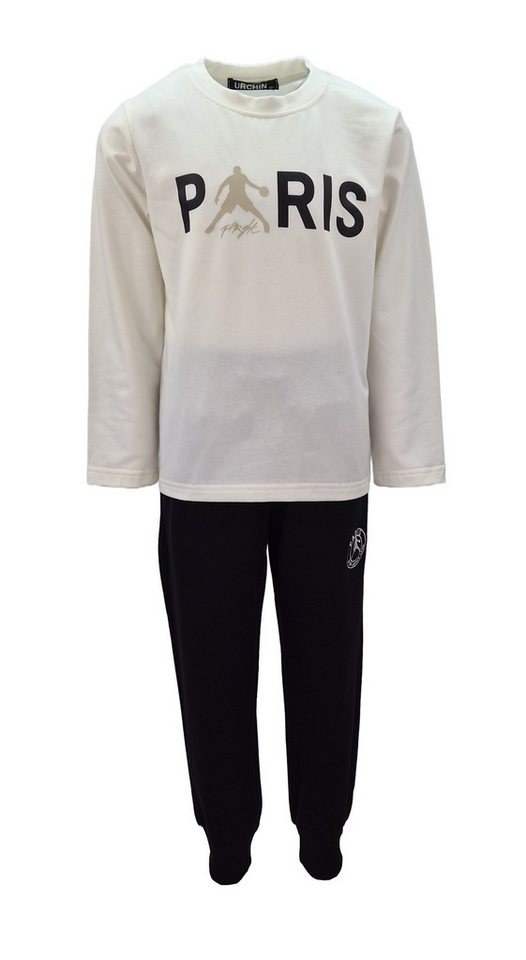 Hessis Freizeitanzug Jungen Jogginganzug JF1330 (Set, 3-tlg., Kapuzenjacke, Langarmshirt, Jogginghose), bestehend aus Kapuzenjacke, Langarmshirt, Jogginghose