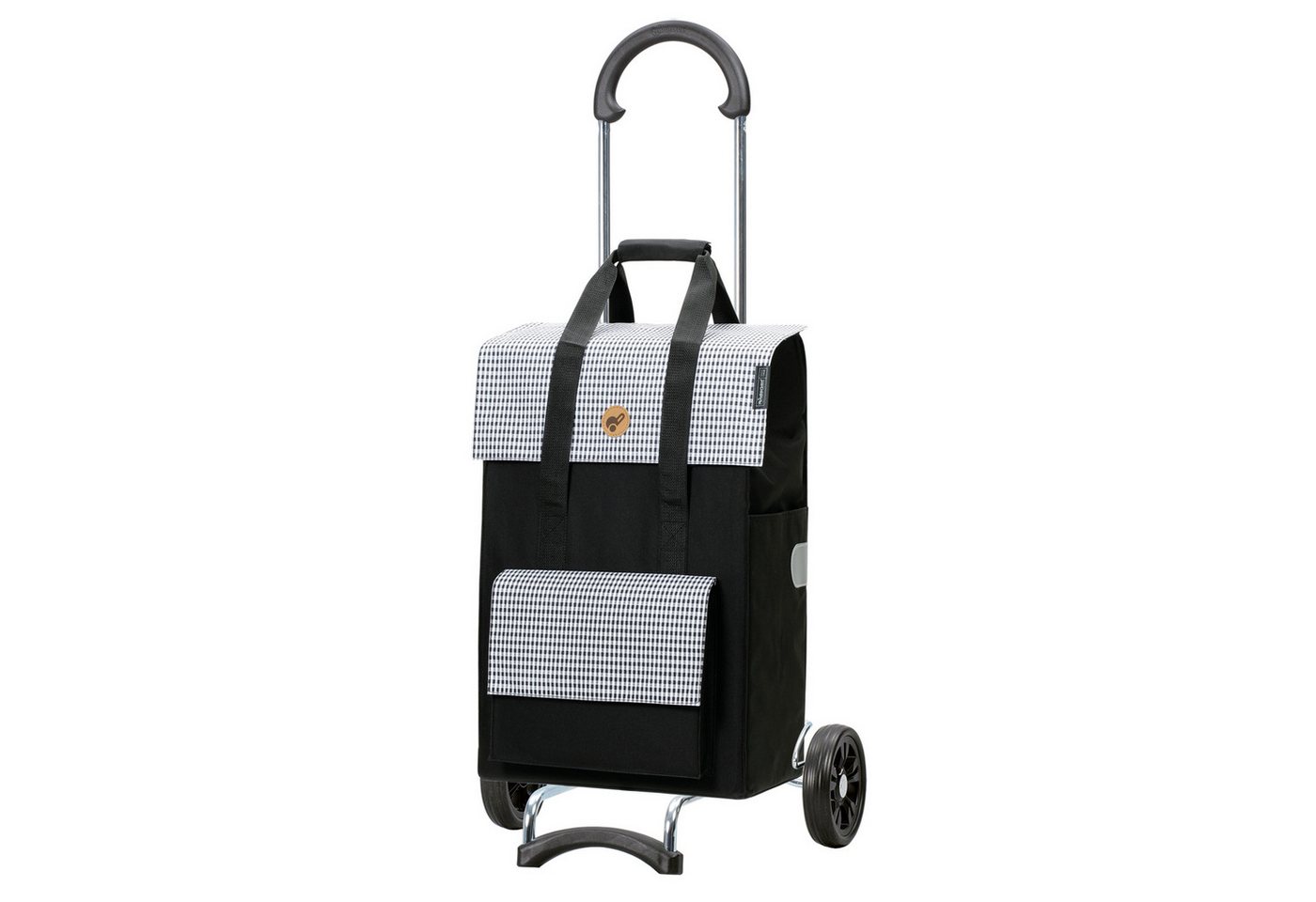 Andersen Einkaufstrolley Scala Shopper Milla schwarz, belastbar bis 40kg, wasserabweisend Bild 2