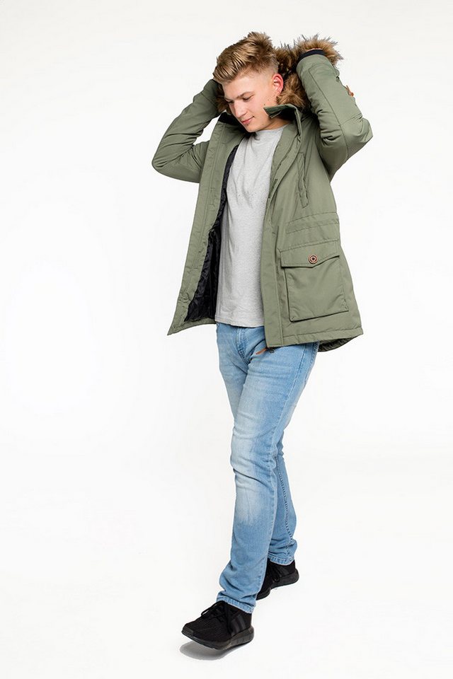 CNSRD Funktionsparka TRAVIS PARKA OS MEN mit hochschließendem Kragen und Kapuze Bild 2