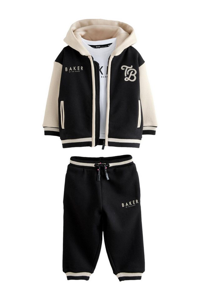 Baker by Ted Baker Sweatanzug Baker by Ted Baker Hoodie, T-Shirt und Jogginghose (3-tlg)