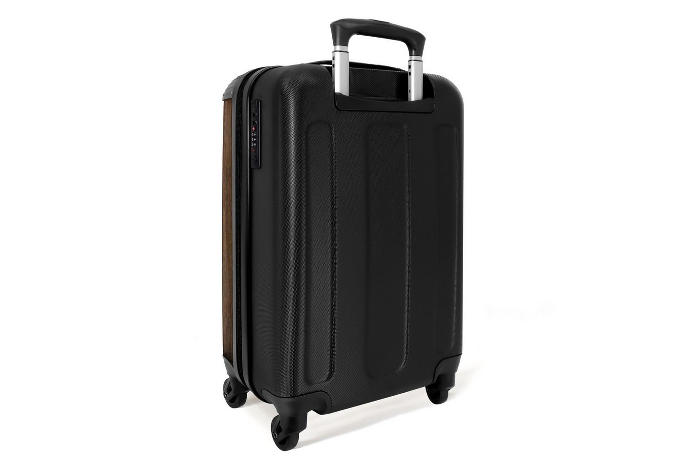 NoBoringSuitcases.com© Hartschalen-Trolley Bücherregal voller klassisch anmutender Werke 55x35x20cm, Reisetasche mit Rollen, Koffer Handgepäck Flugzeug Bild 3