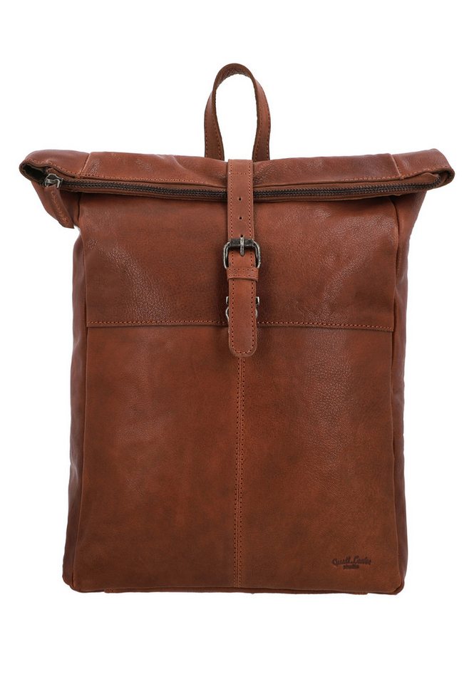 Gusti Leder Rucksack Gusti Leder big backpack Valja (1-tlg), Rucksack Lederrucksack Vintage Wanderrucksack Braun Leder Bild 4