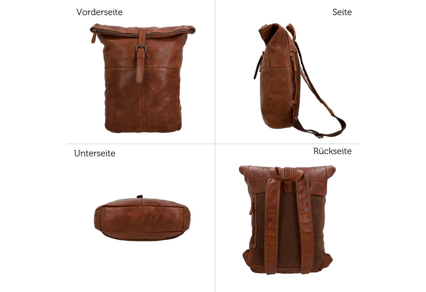 Gusti Leder Rucksack Gusti Leder big backpack Henning (1-tlg)