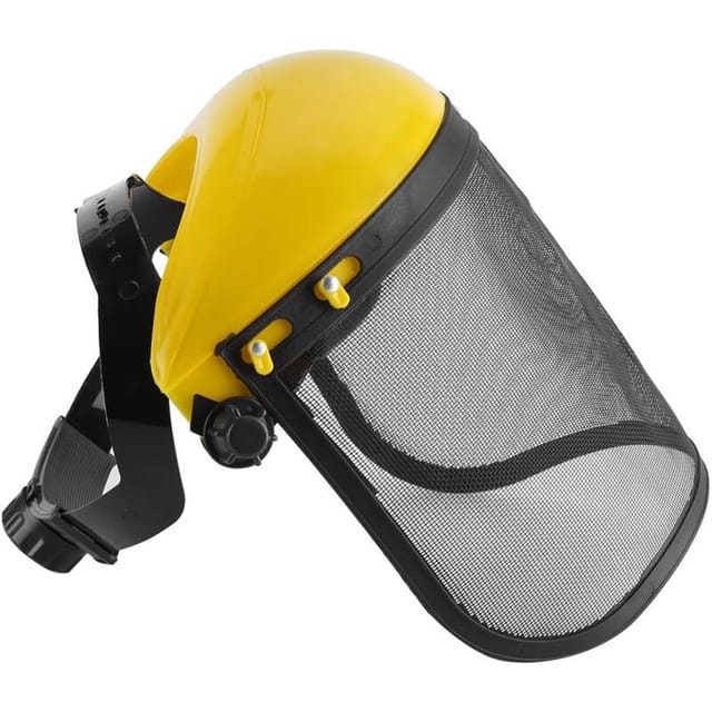 Netz-Schutzhelm, Kettensägenhelm für Forst-Freischneider, Forstschutz, verstellbares Kopfband