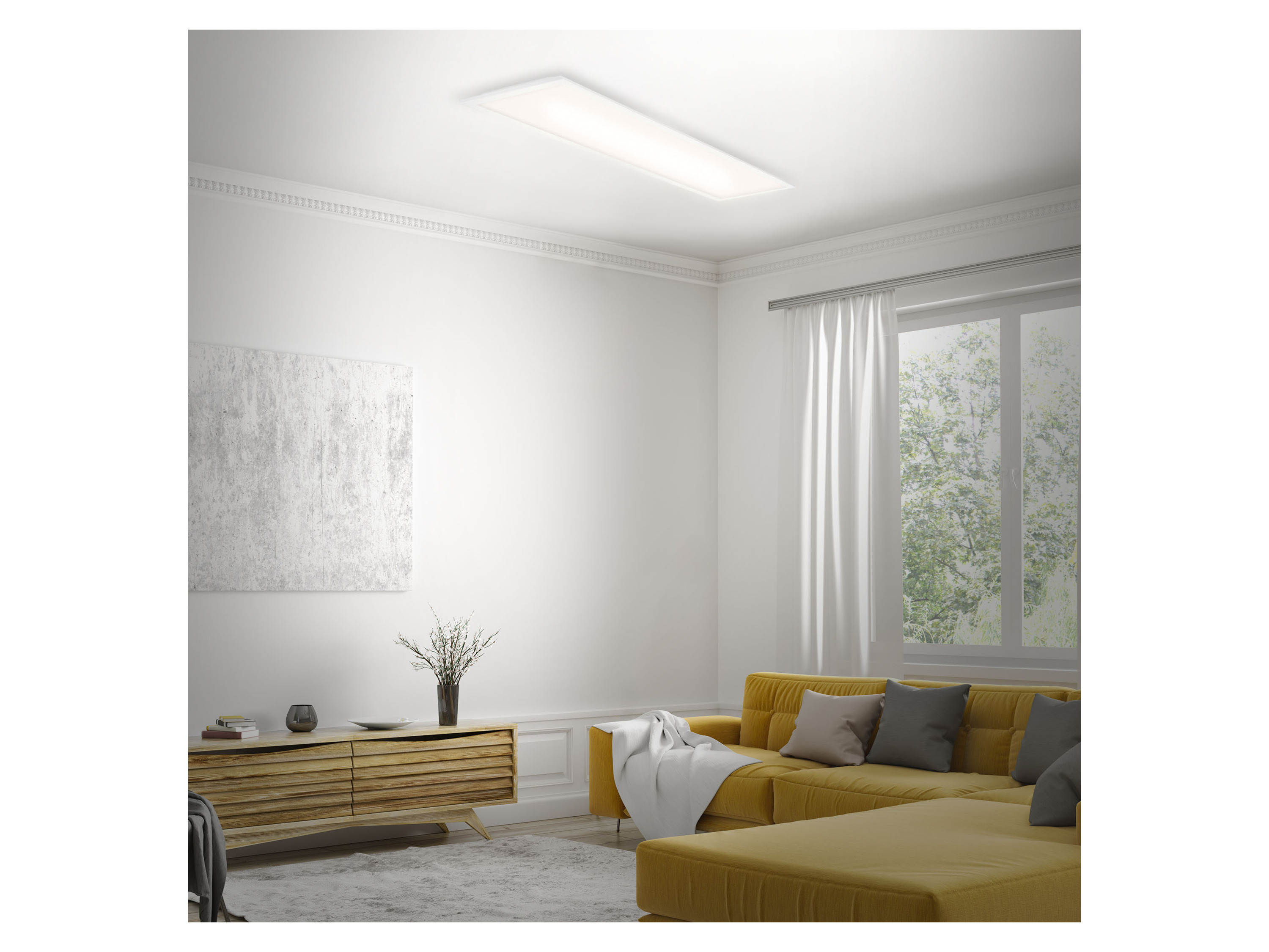 BRILONER LED-Decken-Panel, dimmbar (Weiß) Bild 2
