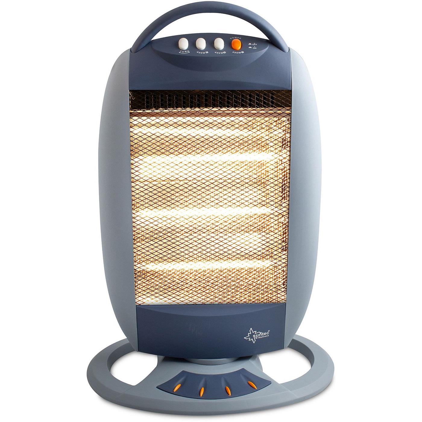 Heat Halogen Heizstrahler Max.1200w, 3stufen, Silber