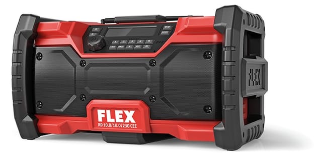 Akku Baustellenradio rd 10.8/18.0/230 cee IP64 dab+ fm Bluetooth 484.857 - Flex