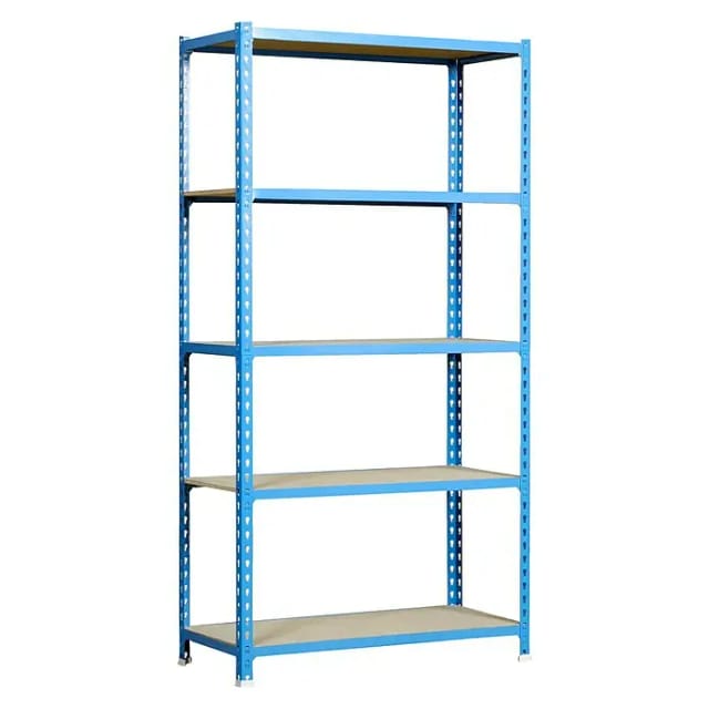 Steckregal aus Metall mit Spanplatte maderclick plus 5/500 simon rack