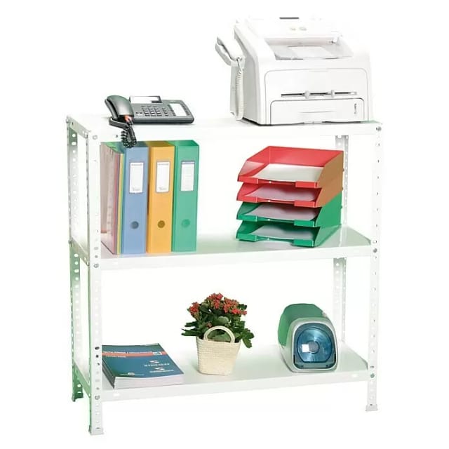 Simonrack Advantage Mini Metallregal weiß 3 Ebenen