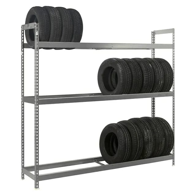 Simonrack Industrie-Regal Silber 3 Regale 120 kg