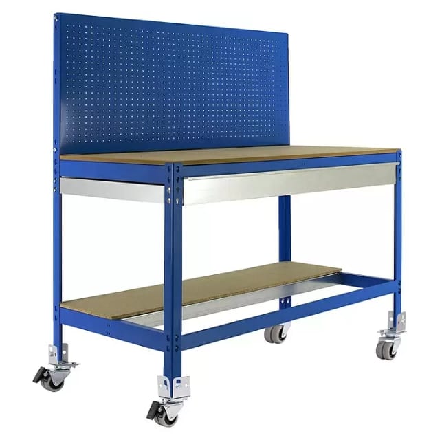 Simonrack Multifunktionstisch Blau Robustes Holz