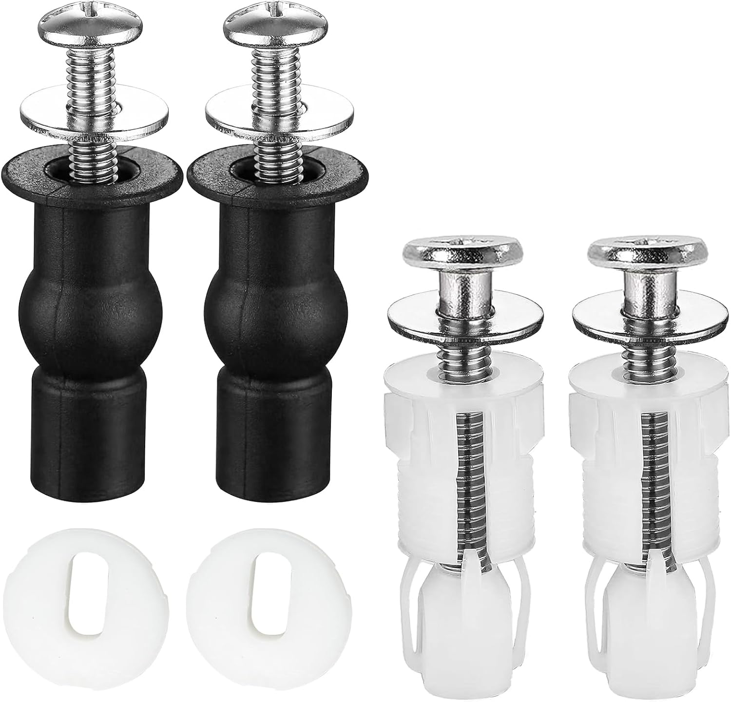 Wc Sitz Dubel 4 Stuck Gummi Und Stahl Befestigung In Sacklochern Badezimmer 4 Cm