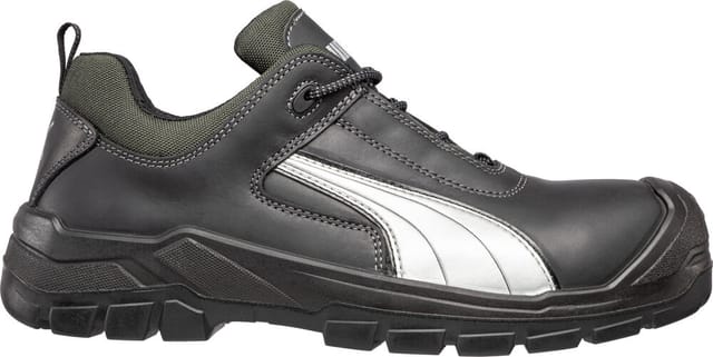 FP - puma Sicherheitsschuh Cascades Low Größe 47 schwarz/weiß ( 4300700267 )