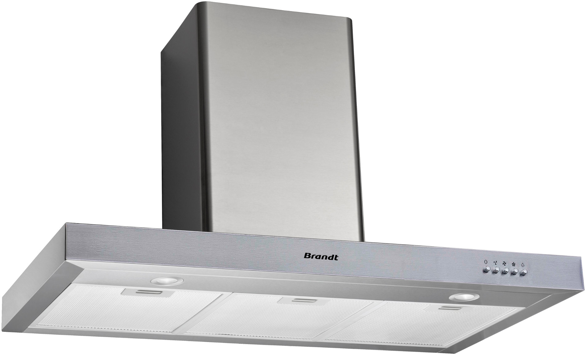 Brandt - Dekorative Wandhaube 90cm 617m3 / H Edelstahl Bhb6901x