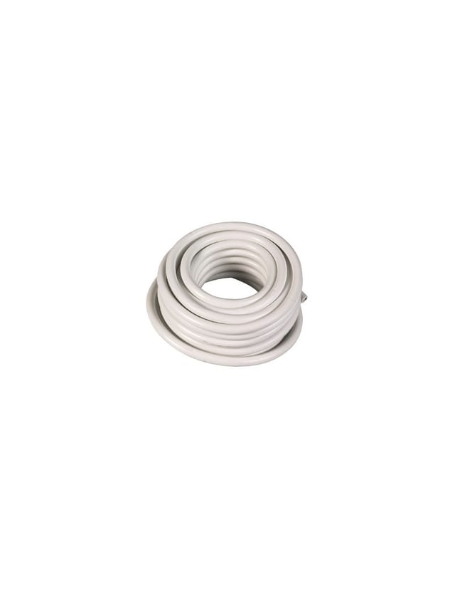 Electraline Elektrokabel Weiß 50 Meter 2 x 1,5 mm²