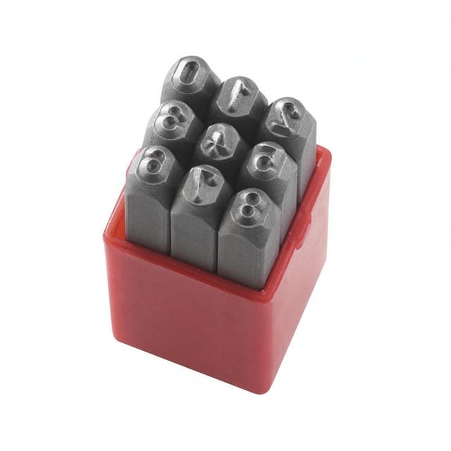 Satz stempel zahlen 6 mm fuer markierung Fervi p012/n06