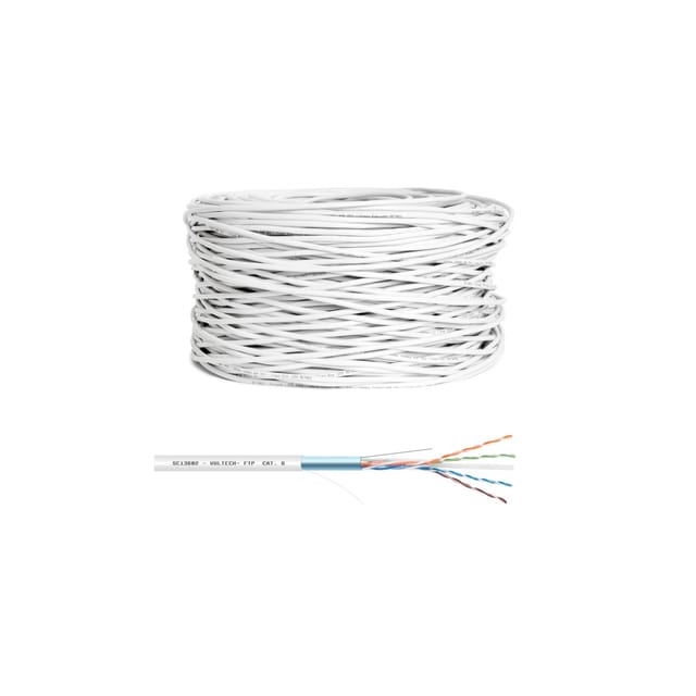 Vultech SC13602-305 Netzwerkkabel Weiß 305 m Cat6 F/UTP (FTP)