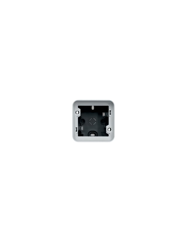 Hager Cubyko Triple Horizontale Verteilerdose grau