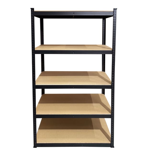 Schwerlast Lagerregal 90x60x180cm 5 Böden Standregal für Garage Werkstatt Haushalt Keller