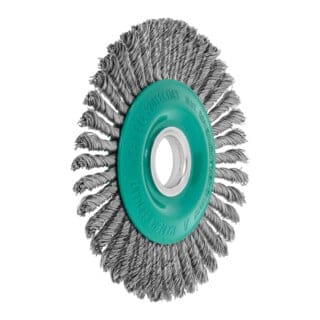 Lessmann ® - Lessmann Schmale Rundbürste gerade, INOX-Draht 0,50 mm, Bürsten-⌀xBohrungs-⌀ 125X22 mm