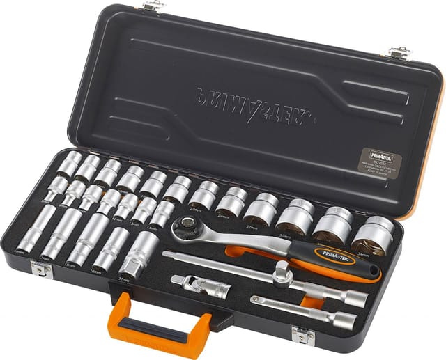 Primaster - Mechaniker-Steckschlüssel-Set 28 teilig 34mm