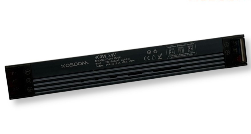 Kosoom Mini Dimmbares Led-netzteil 24v Dc 300w Slim Ip20 Sa28
