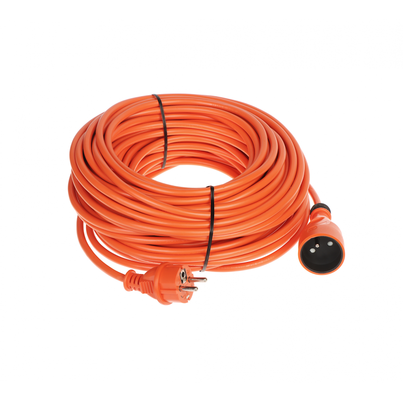 Verlängerungskabel Mit Schuko-stecker Und -kupplung Für Den Außenbereich, 16 A, 10 M.
