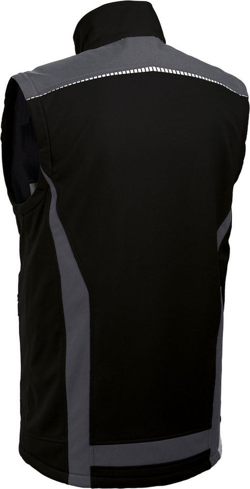 Leibwächter Softshell-Bodywarmer FLEXB Gr. 3XL schwarz/grau
