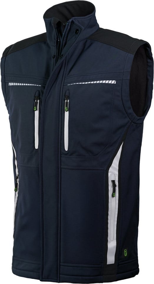 Leibwächter Softshell-Bodywarmer FLEXB Gr. 3XL marine/schwarz