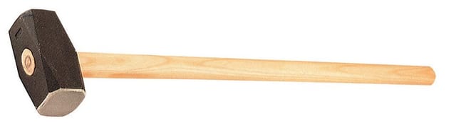 Zweiköpfiger Hammer Aus Geschmiedetem Stahl Mit Holzgriff