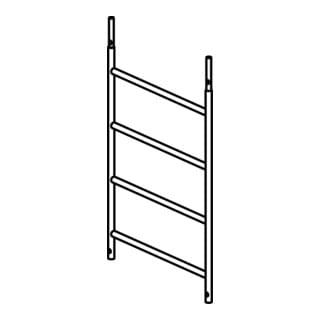 Rahmenteil mit 4 Sprossen, Breite 0,80 m, Länge 1,15 m - Hymer