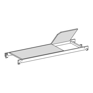 Bühne mit Durchstiegsklappe, Gesamtbreite 610 mm, Nettogewicht 10,5 kg - Hymer