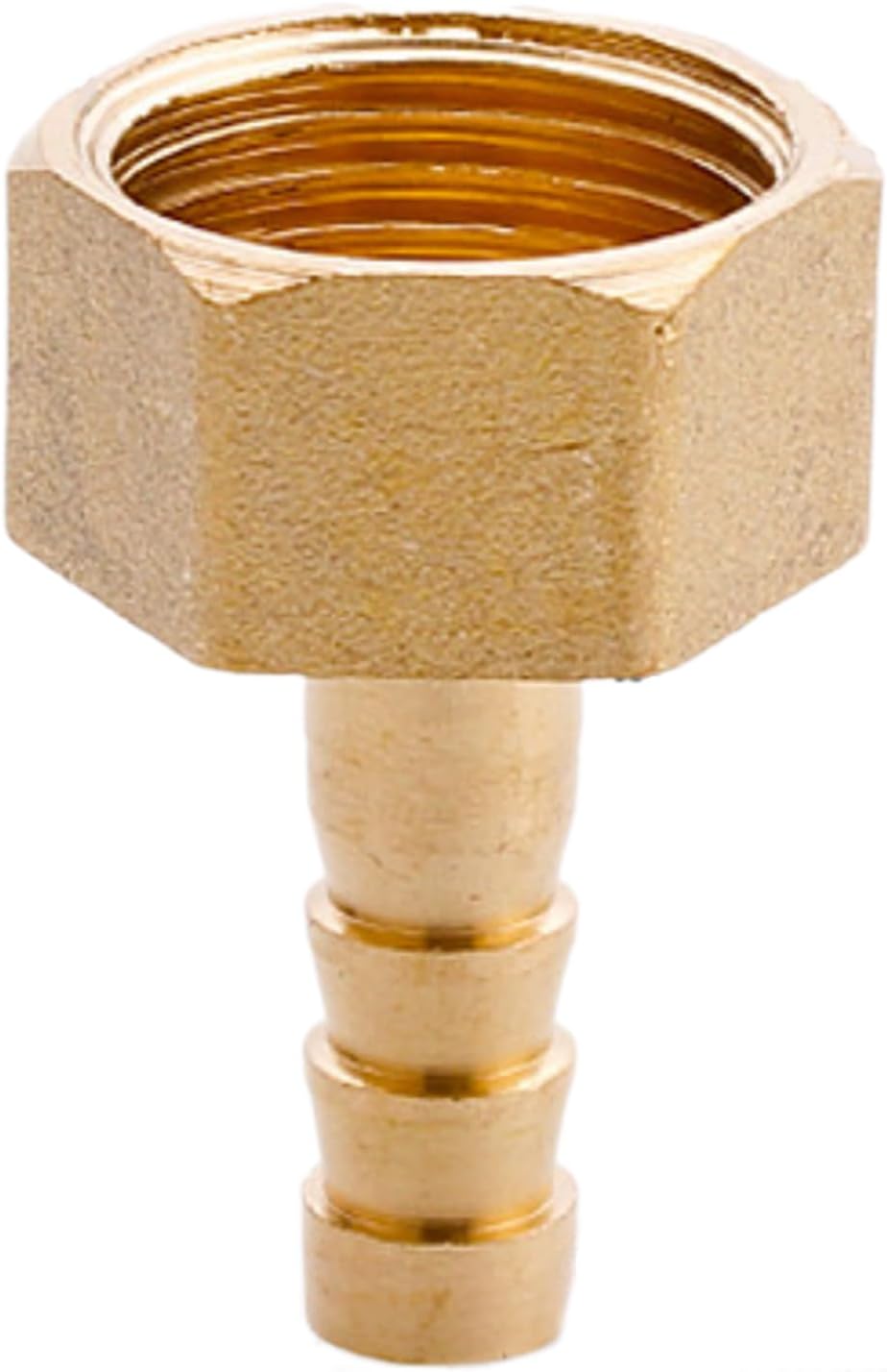 12 Messing Schlauchverbinder Mit Innengewinde Metallverbinder Schlauchverbinder Adapter Fur Luft Wasser Ol 8 Mm Wandstarke Innengewinde G12 12 Mm Wandstarke