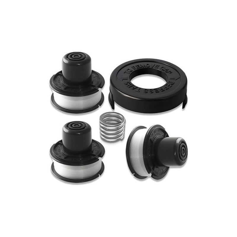 Nachfullspule Kompatibel Mit Black Decker Gl250 Gl310 Gl360 Fur Rasentrimmer Set Mit 3 Spulen 1 Federkappe Gl 3 1 1