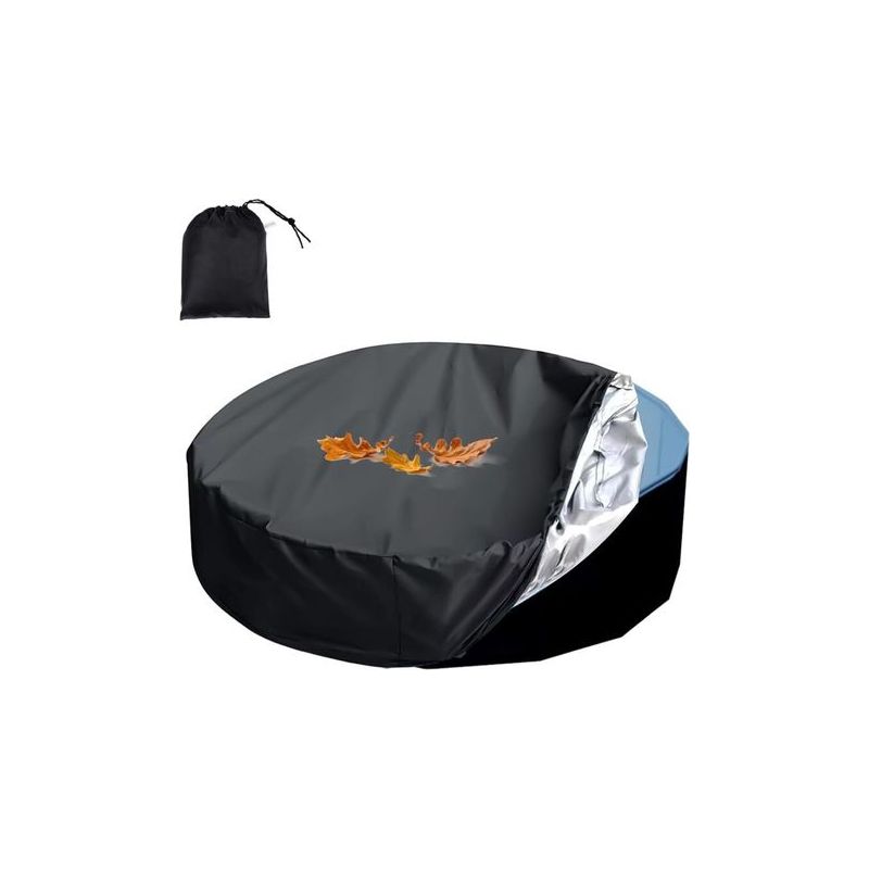 Runde Poolabdeckung 305 Cm Uv Und Staubbestandig Mit Windfestem Seil Geeignet Fur Alle Poolarten Schwarz Cm Rund
