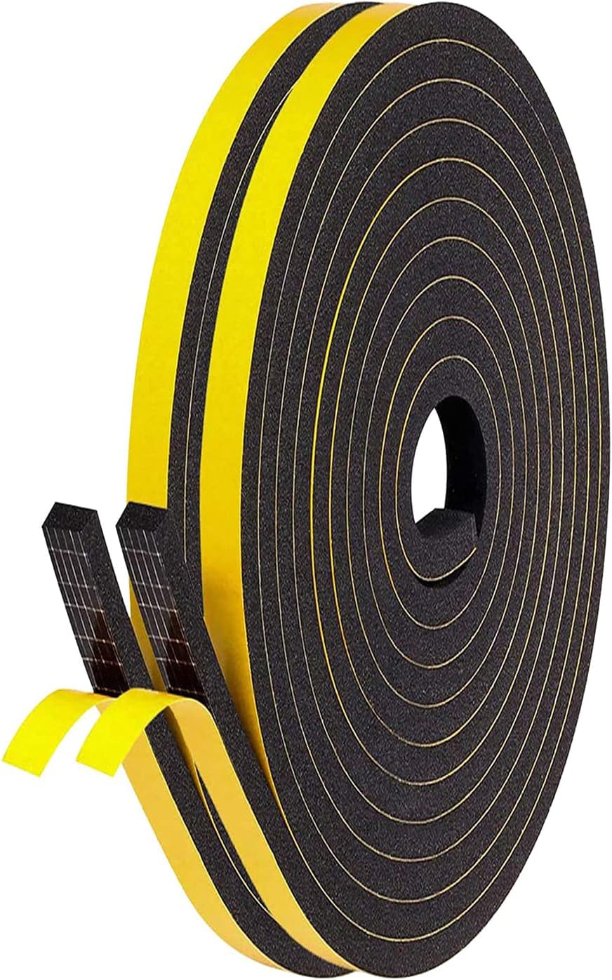 Rolle Dichtungsband 6 Mm X 6 Mm X 10 M Neoprenschaum Starker Klebstoff Fur Turen Und Fenster