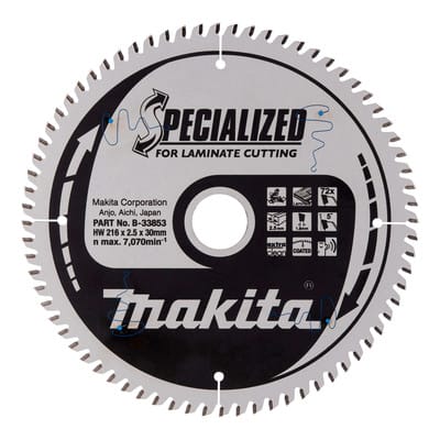 Makita Sägeblatt SPECIALIZED 216x30x72Z