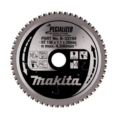 Specialized Sägeblatt 136x20x56Z - Makita