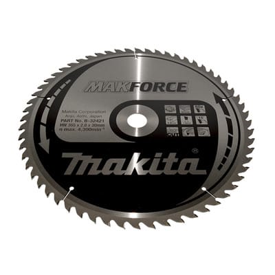 Kreissägeblatt makforce 355/30 mm, 60 Zähne, 1,8 mm, Holz - Makita