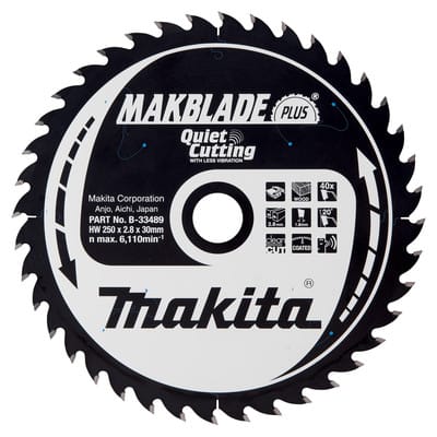 Sägeblatt makblade+ 250x30x40Z - Makita
