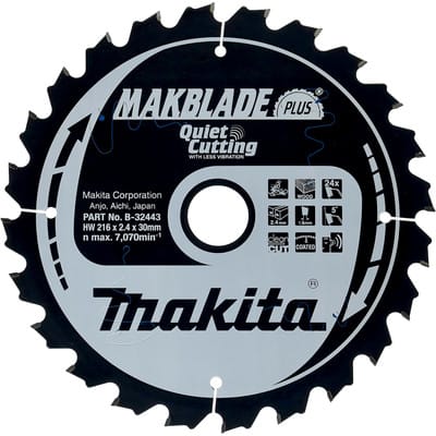 Sägeblatt makblade+ 216x30x24Z - Makita