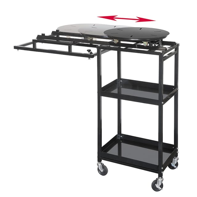 Fervi - Drehtisch mit Wagen fur Sandstrahler 920 x 580 x 1335 h mm sa01/ctr2