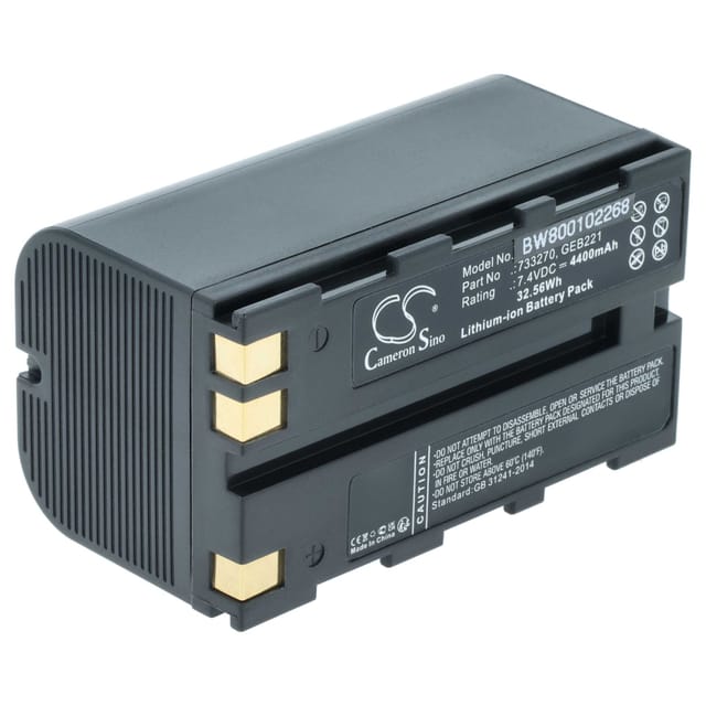 Vhbw - Akku kompatibel mit Leica TC1102C, TC1102, Stonex R6+ Lasermessgerät, Messgerät (4400 mAh, 7,4 v, Li-Ion)