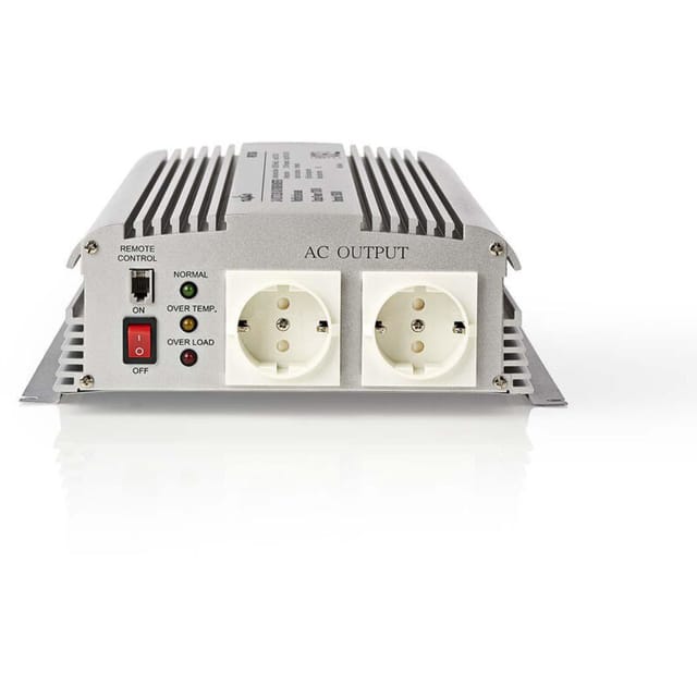 Nedis Power Inverter änderte Sinus-Wellen / Eingangsspannung: 24 V DC / Geräteausgangsanschluss: Type F (CEE 7/3) / 230 V AC 50 Hz / 1700 W /