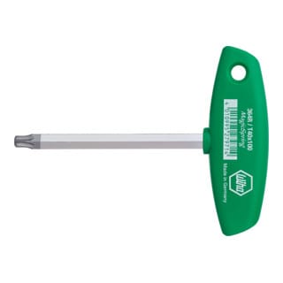 Stiftschlüssel mit Quergriff torx® MagicSpring® mattverchromt T40 (27971) - Wiha