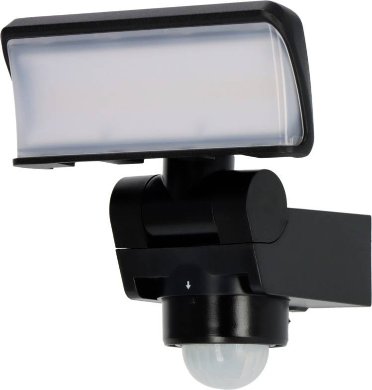 [neuwertig] B-ware Brennenstuhl Led Strahler Wandleuchte Ws 2050 Sp Bewegungsmelder 1680lm Schwarz