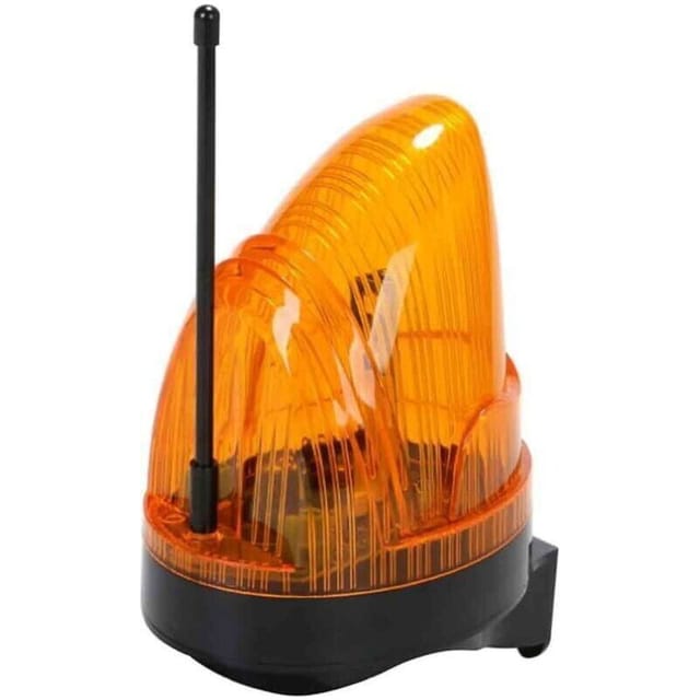 Universelle Automatische Torblitzleuchte (220 V) Mit 433,92-mhz-antenne, Ac/dc 12–265 V Weitbereichs-led-blinkleuchte, Wasserdicht, Inklusive Montagehalterung