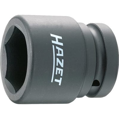 Schlag-, Maschinenschrauber Steckschlüsseleinsatz, Sechskant, Vierkant hohl 25 mm (1), Außen-Sechskant Profil, 55 mm, Art.Nr. 1100S-55 - Hazet