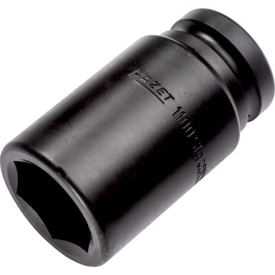 Schlag-, Maschinenschrauber Steckschlüsseleinsatz, Sechskant, Vierkant hohl 25 mm (1), Außen-Sechskant Profil, 41 mm, Art.Nr. 1100SLG-41 - Hazet