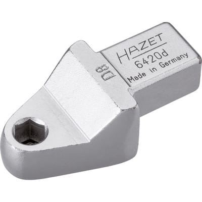 Einsteck-Halter für Bits, Einsteck-Vierkant 14 x 18 mm, Sechskant hohl 8 mm (5/16) - Hazet